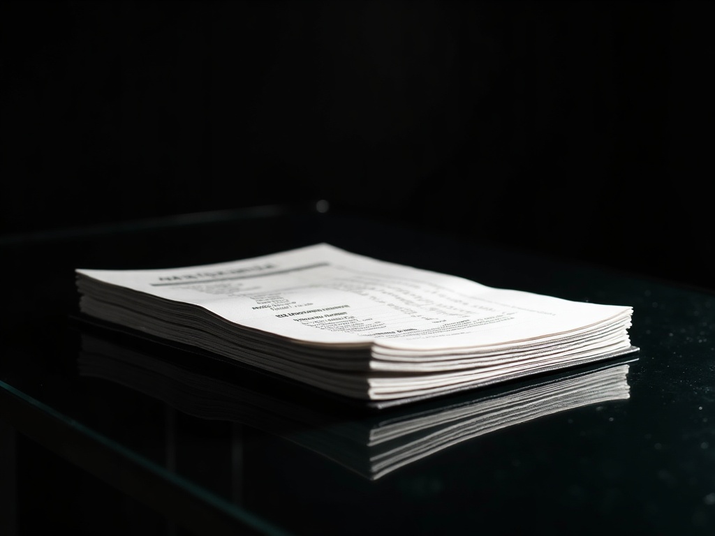 Bound annual accounts documents on a desk